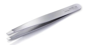 Stainless Steel Manicure Tweezers <b>Squared</b> Tip <b>T</b>-05 Nail Clipper Cuticle Nipper Nail Eyebrow Tweezer Grey OEM from Vietnam - Product Image 6