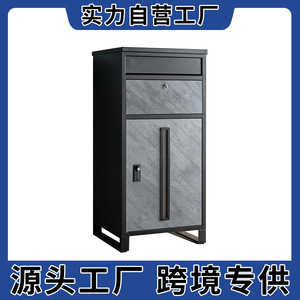 Armario de Almacenamiento Tibio 950x520x510mm Metálico Negro con Cerradura para Almacenamiento de Paquetes - Product Image 4