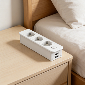 Multiprise étanche IP55 de style allemand, 2 prises, 250V 16A, prise murale extérieure - Product Image 1