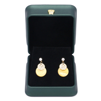 Boîte d'emballage pour bijoux en cuir PU Fadeli, fabrication artisanale, vente chaude, pour boucles d'oreilles, bagues et chaînes
