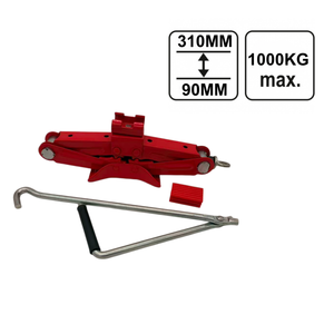 Cric de change de pneu d'urgence pour voiture YLS11-1T, cric à ciseaux manuel 1 tonne - Product Image 4