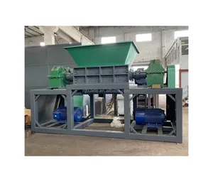 Hoge Automatisering Gehumaniseerde Pallet Grote Dubbele As Houten Kist Shredder Organisch Afval Shredder Grote Dubbele As Shredde