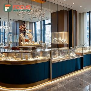 Muebles de Exhibición para Joyería Comercial Personalizados, Superficie Pulida, Vitrina para Tienda de Marca - Product Image 5