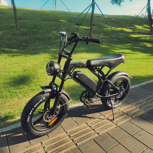 V20จักรยานไฟฟ้าพับได้20นิ้ว48โวลต์750วัตต์เหล็กโลโก้ตามสั่ง - Product Image 2