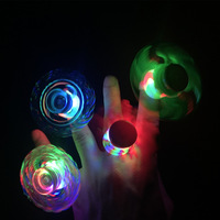 Anneau Fidget Spinner Lumineux LED Créatif Interactif en Plastique – Jouet Éducatif Exclusif Transfrontalier – Idéal Cadeau