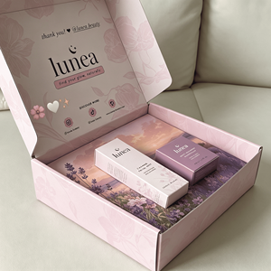 Crème pour les mains, emballage personnalisé pour le commerce électronique, boîte à lettres en carton ondulé E Flute, emballage personnalisé - Product Image 2