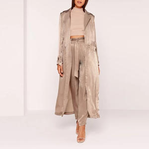 pink satin duster jacket