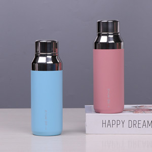 <strong>Ness</strong> Minimalist 304 Stainless Steel Vacuum Thermos Cup Sports Water Bottle 6-12 Hours Thermal Insulation Students Hot Water Gift - Product Image 4