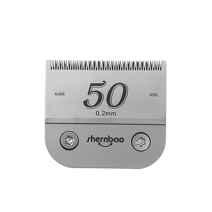 Lame Shernbao Serie NSS di Alta Qualità A5 in Acciaio Inossidabile 440C, Anti-Graffio, Rimovibili, Dure e Affilate per <span class=keywords><strong>Toelettatura</strong></span> di Cani e <span class=keywords><strong>Gatti</strong></span> - Product Image 6