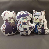 Logo personnalisé imprimé personnalisé transfert de chaleur PP coton Mini dessin animé Anime personnalisation n'importe quelle forme oreiller peluche porte-clés jouets