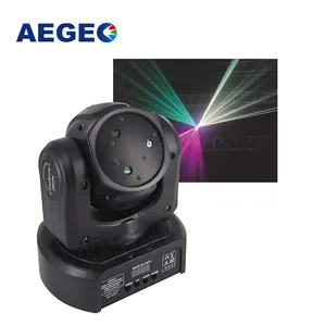 Ba Ống Kính Laser Máy Chiếu Chuyên Nghiệp Laser 3 Mắt RGB Di Chuyển Đầu Chùm DJ Ánh Sáng Laser