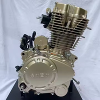 Moteur de Moto CG200 Haute Vitesse CDI 5 Vitesses à Refroidissement par Air 200cc, Moteur à Assembler
