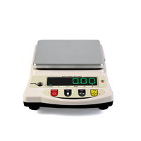 Balance analytique Santwell DC 12 kg de haute qualité, précision 0,1 g/0,01 g, entièrement sécurisée, affichage LED, hauteur de chiffres 17 mm, pour laboratoire
