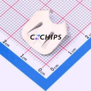 MY-2032-27 Button & Strip Battery Connector Through hole Component (THT) Connector Battery Clip CR2032 Nickel - Product Image 2