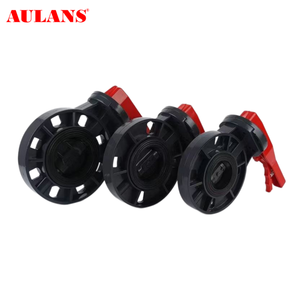 صمام فراشة من البولي فينيل كلوريد للري الزراعي، صمام فراشة عالي الجودة بمقبض من الفولاذ المقاوم للصدأ مقاس 4 بوصات - Product Image 6