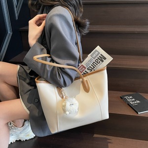 Nouveauté Sac fourre-tout en PU résistant à l'eau pour femmes, pour les voyages quotidiens en plein air, les courses, l'été, l'automne, le printemps - Product Image 5