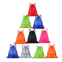 Nueva Mochila Deportiva Casual con Cordón y Logotipo Personalizado, Bolsa Impermeable de Oxford con Cierre de Cremallera para Actividades al Aire Libre
