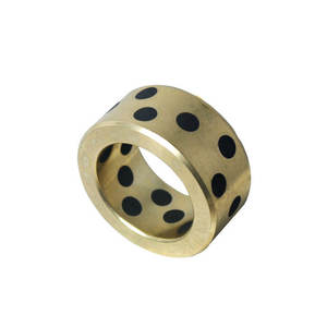 น็อตล็อค,ลูกล้อแบริ่งขนาดเล็ก,Jdb หล่อทองเหลืองกราไฟท์แทรกบุชทองเหลือง - Product Image 1