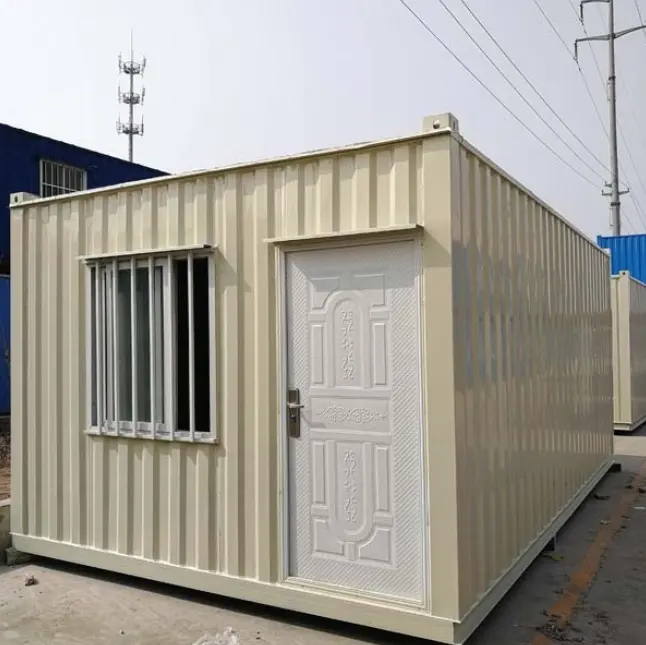 Snelle Installatie 20ft 40ft Opvouwbare Prefab Container Huizen Opvouwbare Container Prefab Kleine Huizen Site Kantoor