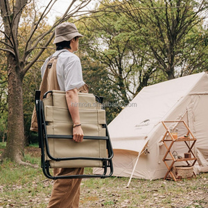 Sedia a Sdraio Pieghevole Portatile ad Alta Capacità di Carico con Cuscino, <span class=keywords><strong>Design</strong></span> Moderno in Alluminio per Esterni, Spiaggia, Pesca, Pause <span class=keywords><strong>Pranzo</strong></span> - Product Image 5