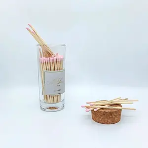 Palos de emparejamiento de Color personalizados en frasco de vidrio, botella que combina con matchsticks DE SEGURIDAD DE MADERA EN BOTELLA