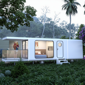 Cápsula viva móvil de lujo de 9m con balcón expansivo Casas prefabricadas cómodas para relajarse - Product Image 6