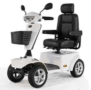 Scooter Eléctrico Portátil Wisking 4038 de Tamaño Mediano para Exteriores con Parabrisas y Techo para Golf, Carrito para Jardín - Product Image 1