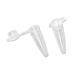 Tube de microcentrifugation en plastique transparent à fond conique, stérile, sans DNase ni RNase, 0,2 ml, pour test PCR - Product Image 1