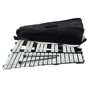 <span class=keywords><strong>Prix</strong></span> usine Glockenspiel <span class=keywords><strong>Xylophone</strong></span> Clés en métal de 30 notes Style tendance pour adultes et enfants Comprend un étui de transport en bois - Product Image 1