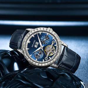 Reloj Mecánico Automático Ailang Clásico para Hombre, Diseño Hueco, Puntero Luminoso, Resistente al Agua 30M - Product Image 2