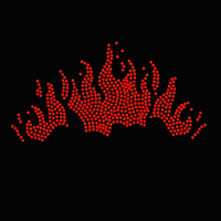 Transfert thermocollant personnalisé en gros avec strass pour vêtements et t-shirts