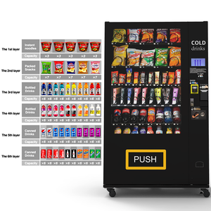 Công Suất Lớn Tự Động Soda Uống Và Snack Máy Bán Hàng Tự Động Maquina Expendedora Nhà Cung Cấp Máy - Product Image 2