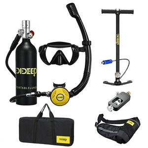 2L ODM Aluminum X4000Plus Snorkel <b>Scuba</b> Set New Design Portable Deep Diving Equipment High Pressure Sidemount <b>Tanks</b> 15-20min Use - Product Image 2