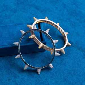 Classic 925 Sterling Silver Cuban Link Bracelet Lab Grown Moissanite Diamond Polished Look Jewelry - Product Image 4