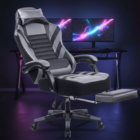 Chaise de jeu pour ordinateur de conception moderne, salle de jeu moderne, chaise de course confortable en cuir