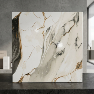 Carreaux de sol en céramique rustiques antidérapants 40x40cm, en porcelaine pleine masse, finition mate, pour design intérieur - Product Image 2