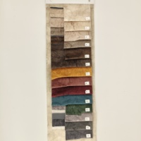 Haute qualité et protection de l'environnement 100% polyester maison textile lit rideau canapé Mosha velours tissu