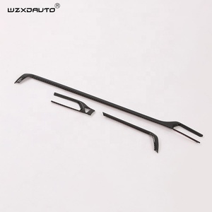 WZXD Car <b>Accessories</b> Carbon Fiber <b>Interior</b> Decorative Kit Shift / Center Control Covers Trim for 2021 2022 - Product Image 3