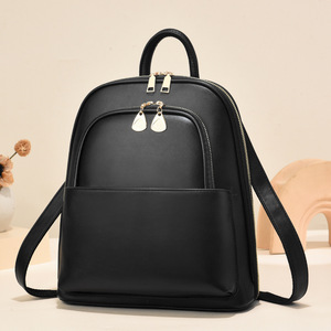 2026 New Trendy Ladies Travel <b>Backpacks</b> Designer PU Leather <b>Backpacks</b> Custom <b>Large</b> Capacity Bags Fashion Shoulder Bags for <b>Women</b> - Product Image 1