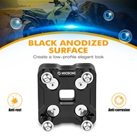 Abrazadera de barra de soporte GPS para manillar de motocicleta NiceCNC de 14MM para Kawasaki KLR650 KLR 650 2022-2023