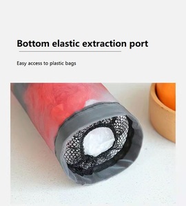 ถุงพลาสติกติดผนังห้องครัวถุงช้อปปิ้งที่ถอดออกได้ถุงตาข่ายจัดระเบียบขยะในบ้าน - Product Image 3