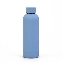 Bouteille d'eau en acier inoxydable avec logo personnalisé, 500ml 750ml, meilleure vente