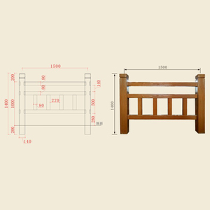 Loại Bỏ Tốt Nhất Bê Tông Bài Xi Măng Tre Hàng Rào Khuôn - Product Image 2