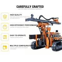 Foreuse hydraulique DTH ZD-412 sur chenilles, fonctionnement stable, pour le forage de trous de dynamitage dans les mines et carrières