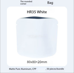 Sacs refermables en aluminium de forme carrée MOMI <span class=keywords><strong>CBR</strong></span> Mini, sacs en mylar avec fermeture éclair pour le stockage des aliments - Prêts à être expédiés - Product Image 5