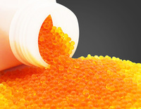 Gel de silice à couleur changeante sans Cobalt Orange