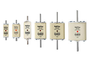 Saiffey RT16-0/NH série NH tube carré en céramique fusible lien couteau enfichable haut/bas rupture 100A pour basse tension métal OEM - Product Image 6