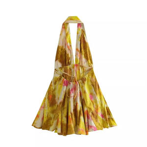 Vestido de Fiesta Sexy de Verano, Estilo Boutique, Sin Mangas, Ajustado, Casual, con Escote Profundo en V, Espalda Descubierta, Mini Vestido Elegante para Mujer - Product Image 1