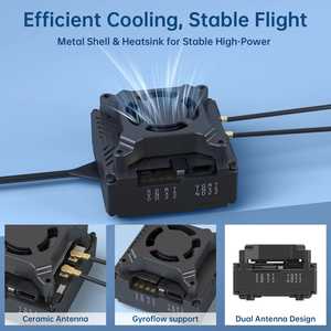 ชุดอุปกรณ์ Caddx Walksnail <span class=keywords><strong>Avatar</strong></span> GT Kit Max 2W VTX Gyroflow 1080P 100fps เสาอากาศคู่ ระบบมองเห็นกลางคืน Starvis <span class=keywords><strong>II</strong></span> Sensor ระยะไกล - Product Image 6