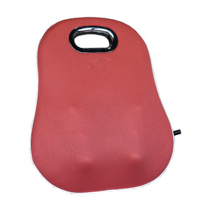 Coussin de massage lombaire électrique rechargeable avec vibrations, tapotements et chaleur pour le bureau et la voiture - Product Image 2